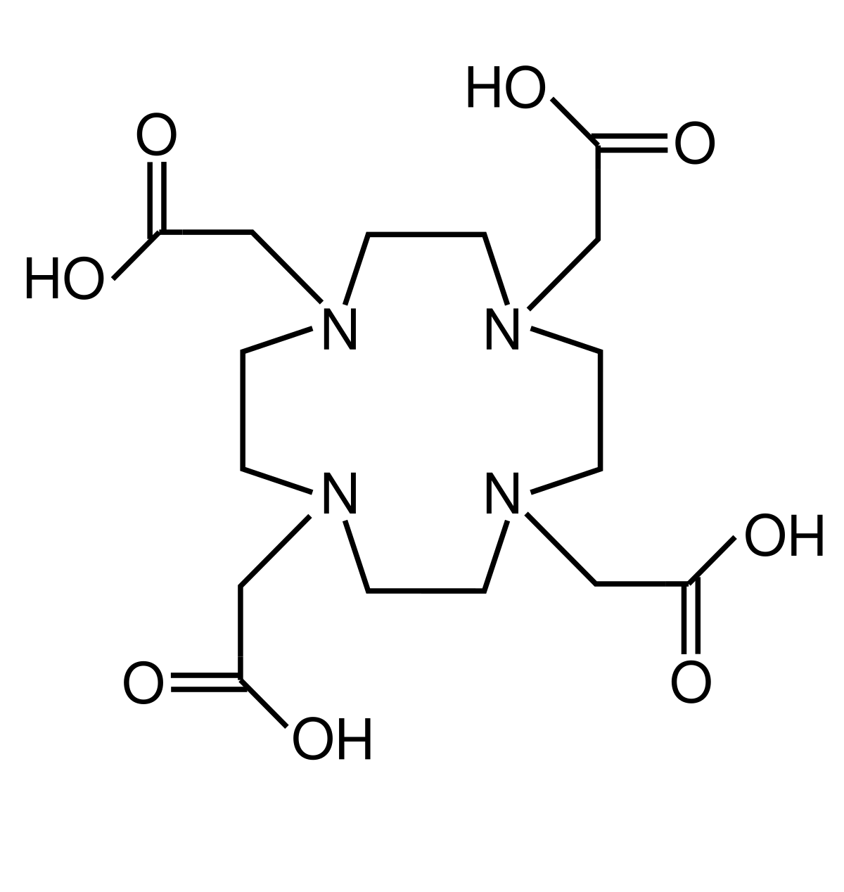 14710 Tetraazacyclododecan 14710 Tetraessigsäure