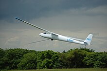 Slingsby Dart G-DBWO launch at Vintage Glider Rally, Camphill, Derbyshire June 2011 Dart-BWO.jpg