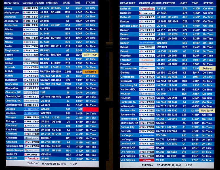 File:Departure And Arrival Board At Dulles Airport (4128589658).jpg