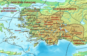 Карта Диоцеза Азия