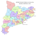 Miniatura per Districtes electorals de Catalunya durant la Restauració borbònica