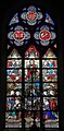 Église paroissiale Saint-Pierre : vitrail n° 14 : la mort de saint Joseph.