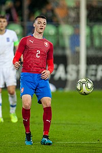 Dominik Janošek, U21 CZE-GRE 2019-10-10.jpg