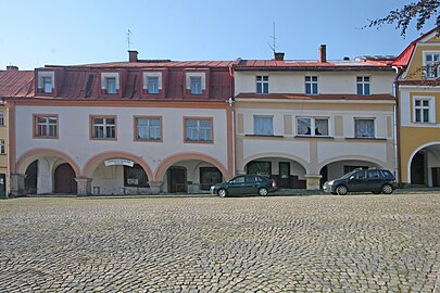 Arcades de la place Rýchorské.