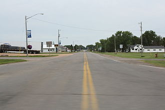 Looking west in Dorchester Dorchester Wisconsin Looking West County A.jpg