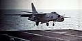 Douglas EKA-3B Skywarrior of VAQ-134 lands aboard USS Ranger (CVA-61) in 1969-1970.jpg