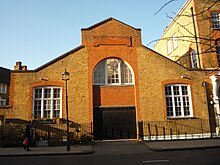Former Drill Hall of the London Electrical Engineers in Regency Street, London SW1 Drill Hall, Regency Street, London SW1.JPG
