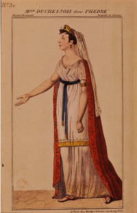 Portrait of Catherine Joséphine Raffin (Mademoiselle Duchesnois) -  Wikidata