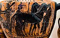 Edinburgh Painter - ABV extra - symposion - Herakles mounting chariot - Roma MNEVG 50372 - 09