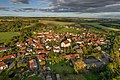 * Nomination Aerial view of Eishausen in Thuringia --Ermell 08:06, 14 October 2021 (UTC) * Promotion  Support Good quality. --Steindy 09:10, 14 October 2021 (UTC)