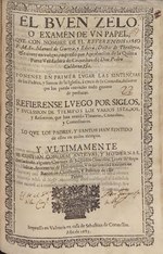 Thumbnail for File:El Buen Zelo o Examen de un papel, que con nombre de ... Fr. Manuel de Guerra, y Ribera ... corre en vulgar (IA A10908630).pdf