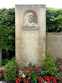 Emil Scheller (1880–1942) Maler, Zeichner. Grab Friedhof Feldbrunnen-St. Niklaus