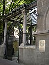 Entrada al Colegio de Ingenieros de Caminos Canales y Puertos