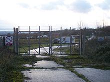 Entrance to Lodge Hill Camp Firing Range Entrance to Lodge Hill Camp Firing Range - geograph.org.uk - 1073409.jpg