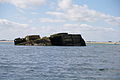 Épave au large d'Utah Beach.