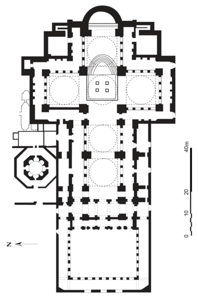 File:Ephesos Saint John the Theologian plan rotated.png