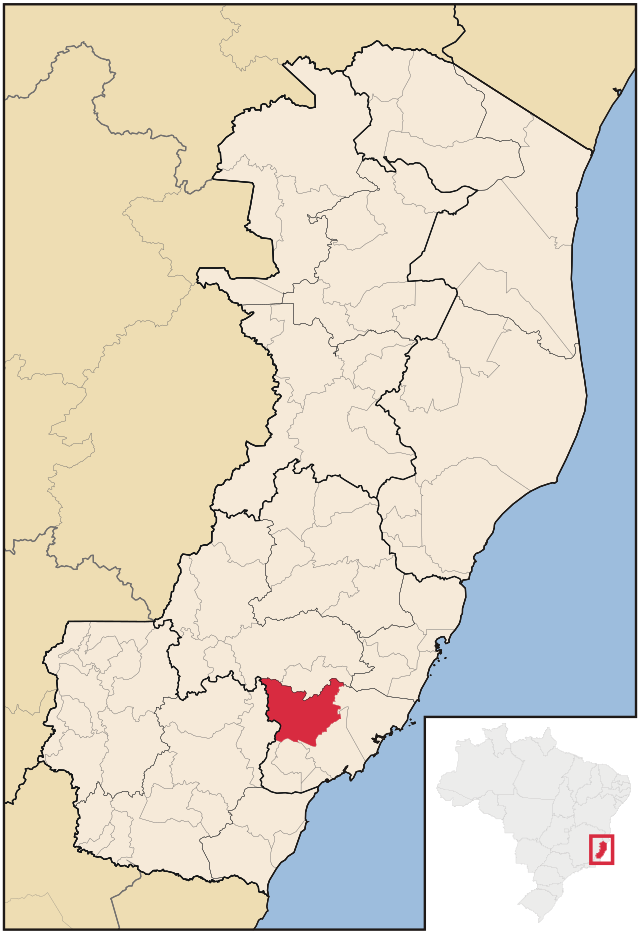 Localização de Alfredo Chaves no Espírito Santo