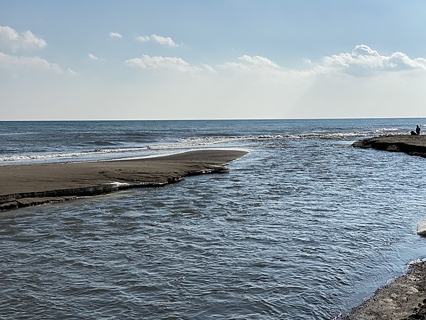 The estuary of the Rouge River