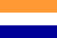 Le drapeau des Pays-Bas dans sa version originale  - AUJOURD'HUI LE ROUGE  REMPLACE L'ORANGE