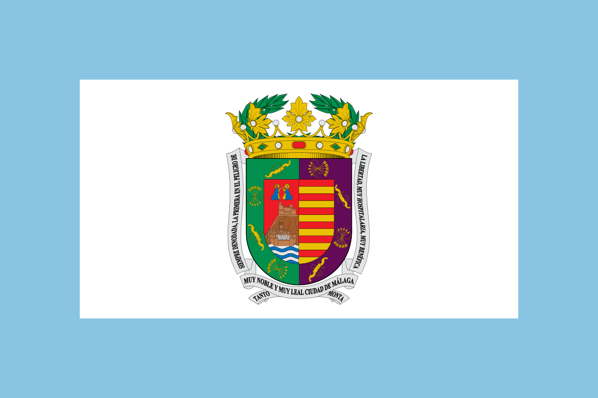 Cuál es la bandera de málaga