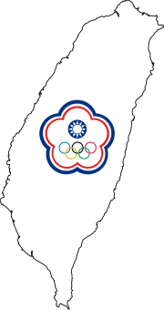 Thumbnail for File:Flag map of Chinese Taipei for Olympic games.svg