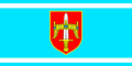 Vlag van provincie Šibenik-Knin in Kroatië