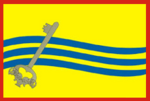 Flag of Zhytomyrskiy Raion in Zhytomyr Oblast.png