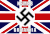 Flag of the National Socialist Movement (United Kingdom, 1997).svg