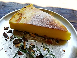 <span class="mw-page-title-main">Flan (pie)</span> British tart with egg-based filling