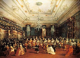 p. 435: Das venezianische Galakonzert by Francesco Guardi (1782).