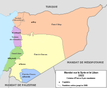 French Mandate for Syria and the Lebanon map fr.svg