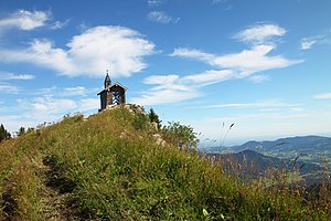 Freudenreich-Kapelle auf dem Westgrat des Brecherspitz (Freudenreichsattel)