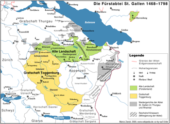 Fürstabtei St. Gallen ab 1468