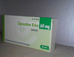 Ziprasidon Krka brand medicine. GEODON60MG.png