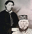 Giuseppe Garibaldi with his last wife Francesca Armosino