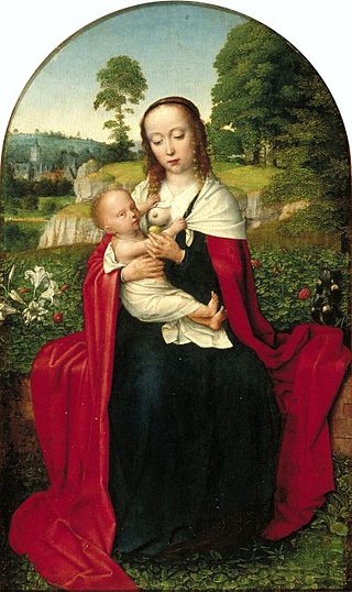 <i>Virgin and Child</i> (Gerard David) Painting by Gerard David
