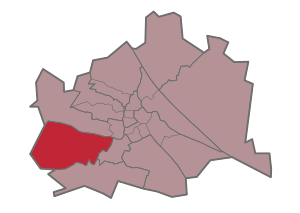 Map of the judicial district of Hietzing