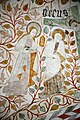 English: Fresco from 1400-10 by Martin Maler in Gerlev church near Slagelse, Denmark