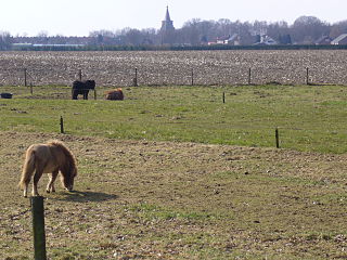 Tienray Village in Limburg, Netherlands