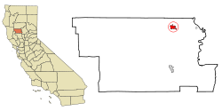 Location within Glenn County