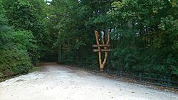 Entrance to arboretum