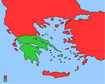 Carte du royaume de Grèce en 1832