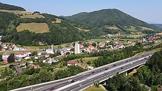 Grimmenstein Place in Lower Austria, Austria