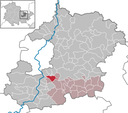 Kaart van Großbockedra