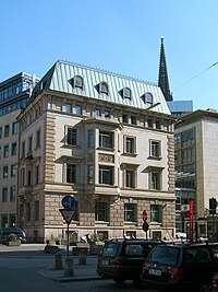 Die Zentrale der Haspa am Adolphsplatz