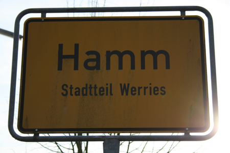 Hamm Werries Ortstafel