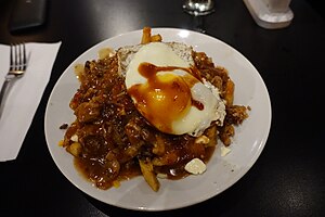This poutine is sold as a cure to hangovers.