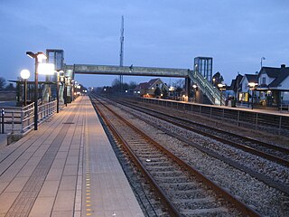 <span class="mw-page-title-main">Hedensted railway station</span> Railway station in East Jutland, Denmark