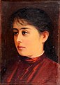Kosta Khetagurov,The portrait of Anna Popova, National Museum of South Ossetia, Tskhinvali