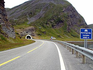 Honningsvåg tunnel